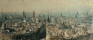 London kilátása az északi emlékműről, 1848