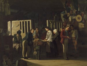 A zálogház II, 1859 alkotó: Carl Hendrik d Unker