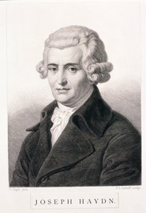 Joseph Haydn (1732-1809) metszete: F.A. Andorff alkotó: Carl Jager