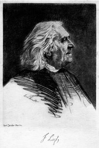 Liszt Ferenc 1811-1886, magyar zeneszerző és zongoraművész, XX. alkotó: Carl Jander