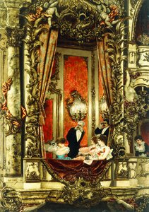 Ferenc József az Operában, 1883 alkotó: Carl Kahler