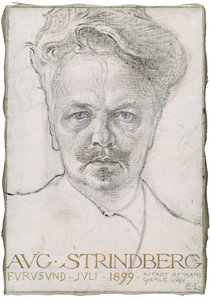 August Strindberg, 1899 alkotó: Carl Larsson