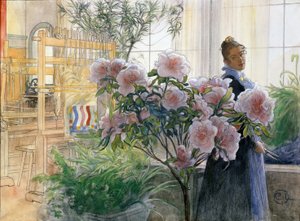 Azálea alkotó: Carl Larsson