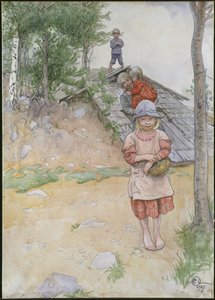 A pincénél alkotó: Carl Larsson