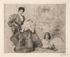Dora Lamm és fiai alkotó: Carl Larsson