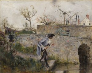 Kapnak a halak! alkotó: Carl Larsson
