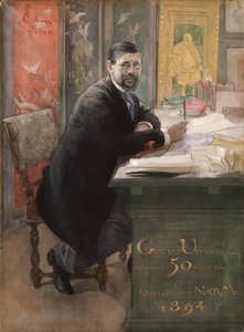 Gustaf Upmark, a Nemzeti Múzeum főigazgatója, 1894 alkotó: Carl Larsson