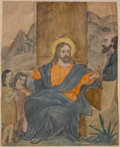 Jézus megáldja a gyermekeket alkotó: Carl Larsson