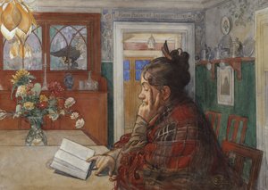 Karin Reading alkotó: Carl Larsson
