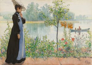 Karin a parton alkotó: Carl Larsson