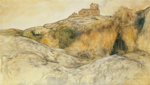 Marstrand kastély; Marstrands Fastning, 1893 alkotó: Carl Larsson