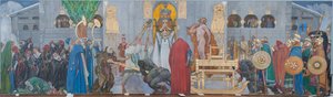 Télközépi áldozat alkotó: Carl Larsson