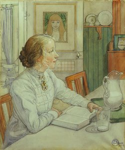 Legidősebb lányom, 1904 alkotó: Carl Larsson