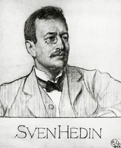 Sven Anders Hedin portréja (Stockholm alkotó: Carl Larsson
