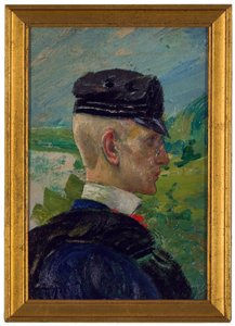 Egy fiú portréja. Tanulmány a reggeli imákhoz alkotó: Carl Larsson