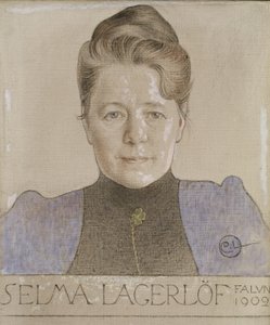 Selma Lagerlof, 1902 alkotó: Carl Larsson