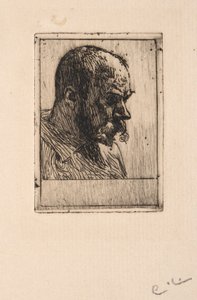Önarckép festőblúzban alkotó: Carl Larsson