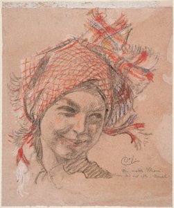 A fej vizsgálata alkotó: Carl Larsson