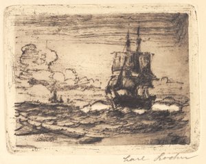 Az Északi-tengeren alkotó: Carl Locher