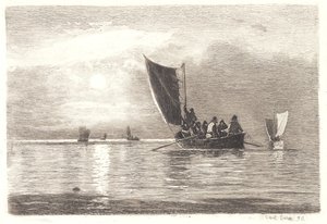 Reggel Skagenben alkotó: Carl Locher