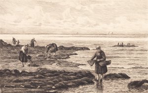 Garnélahalászok Bretagne-ban
