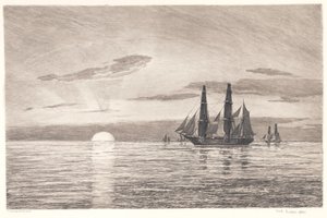 Napnyugta alkotó: Carl Locher