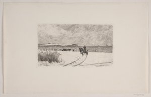 Téli nap Hornbækben alkotó: Carl Locher