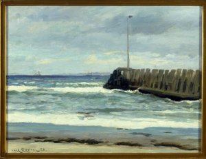 A strandon alkotó: Carl Ludvig Locher