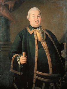 "Fjodor Berchman tábornok portréja" Carl-Ludwig Johann Christineck festménye (1732/3-1792/4) 1762 Olaj, vászon Állami Történeti Múzeum, Moszkva alkotó: Carl Ludwig Christinek