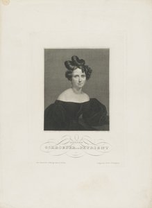 Wilhelmine Schröder-Devrient operaénekes portréja 1804-1860, c. 1840.