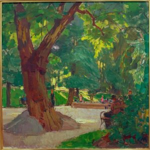 Heiligenstadt Park (Beethoven park) alkotó: Carl Moll