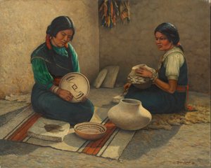 Hopi kerámia festők alkotó: Carl Moon