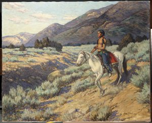 Scout, Taos Valley, Új-Mexikó (olaj, vászon)