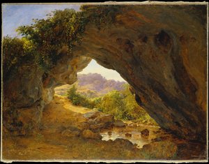 Íves sziklák Civitella közelében II alkotó: Carl Morgenstern