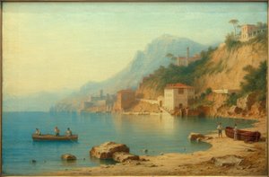C. Morgenstern, The Bay of Villafranca alkotó: Carl Morgenstern