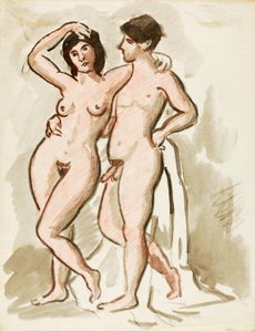 Férfi és női akt alkotó: Carl Newman