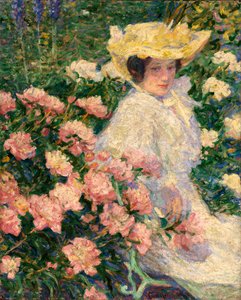 A művész feleségének, Helene portréja, 1896.
