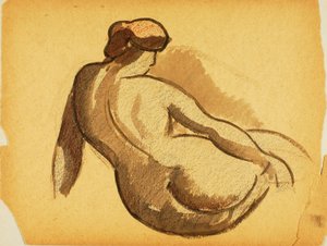 Fekvő akt alkotó: Carl Newman