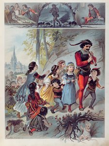 A hamelini pipás, 1880 körül
