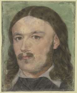 Carl Barth rézmetsző portréja ónémet öltözékben alkotó: Carl Philipp Fohr