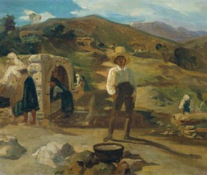 Olasz táj alkotó: Carl Rahl