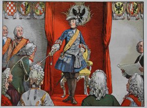 Hódolat a sziléziai birtokoknak, 1741. november 17 alkotó: Carl Röchling
