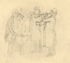Bettelmusikanten, 19. század közepe-vége, 1924. alkotó: Carl Spitzweg