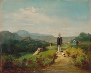 A földesúr (The Hagestolz) alkotó: Carl Spitzweg