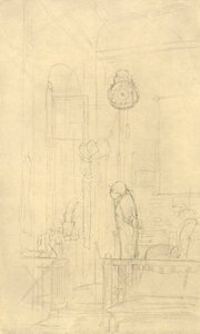 Der Kaktusfreund, 19. század közepe-vége, 1924. alkotó: Carl Spitzweg