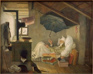 Szegény költő alkotó: Carl Spitzweg
