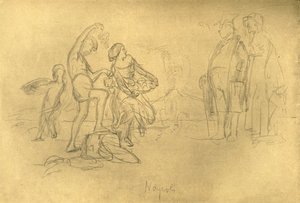 Fremde in Italien, 19. század közepe-vége, 1924 körül. alkotó: Carl Spitzweg