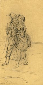 Veszélyes kérdés, 19. század közepe-vége, 1924 körül. alkotó: Carl Spitzweg