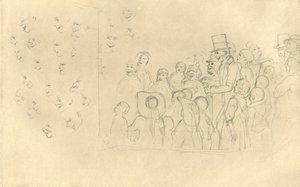 Kasperltheater II, 19. század közepe-vége, 1924. alkotó: Carl Spitzweg