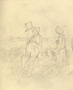 Sonntagsspaziergang, 19. század közepe-vége, 1924. alkotó: Carl Spitzweg